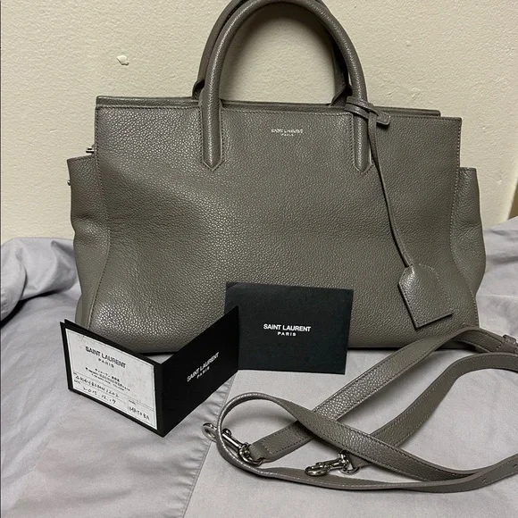 Saint Laurent Gray Crossbody Bag - Picture 7 of 8